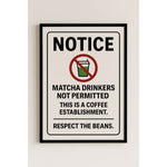 Digital Poster “Respect the Beans” – Coffee Lover Wall Art - Digital Poster